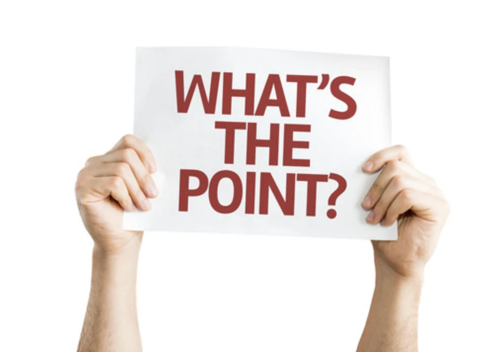 Notes questioning the point of scattered program participation